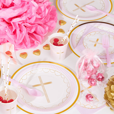 Pink First Communion