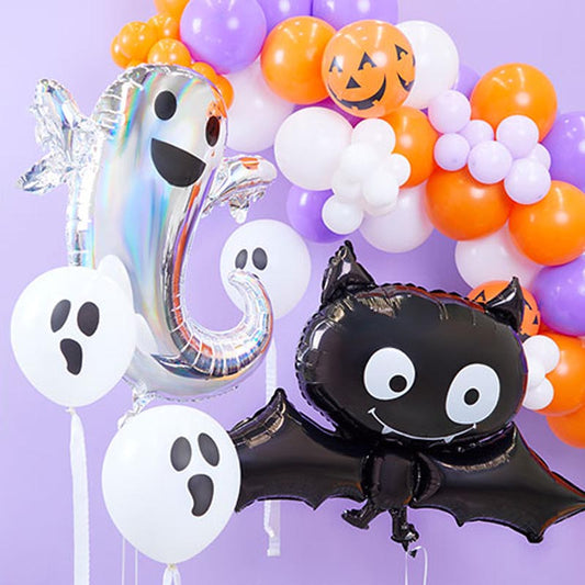 Iridescent Ghost SuperShape Balloon - 25" x 28" Foil