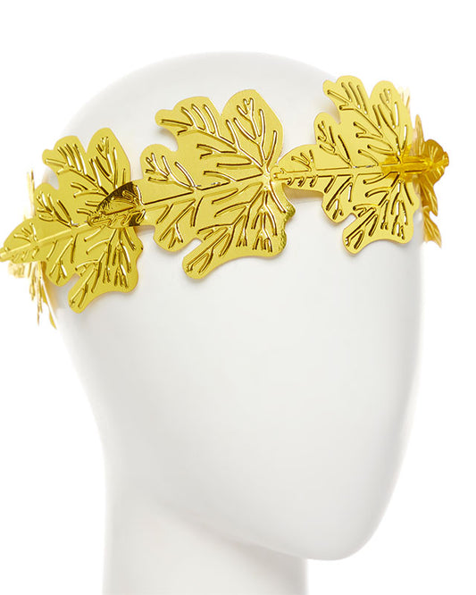 Gold Leaf Cesar Headband