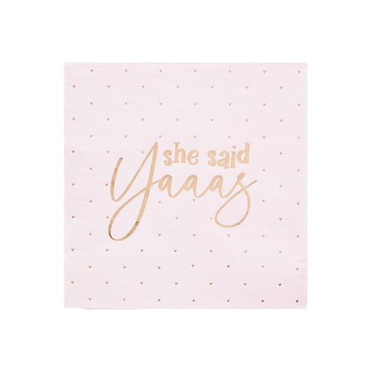 She Said Yaaas Paper Napkins - 33cm (10pk)