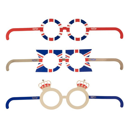Royal Customisable Paper Glasses