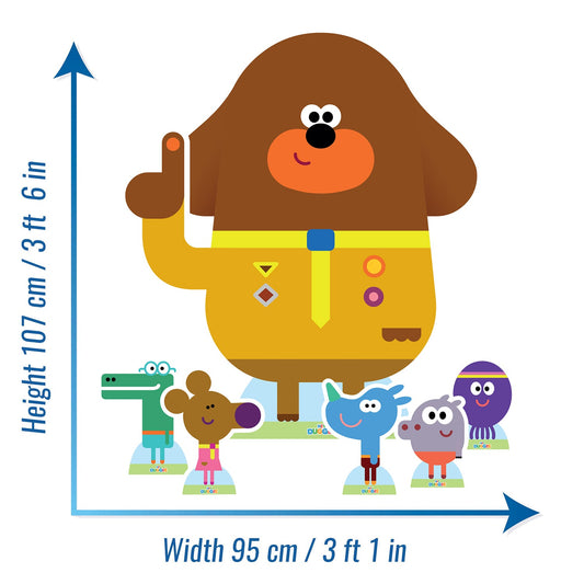SC939 Hey Duggee & The Squirrels Cardboard Cut Out Height 107cm