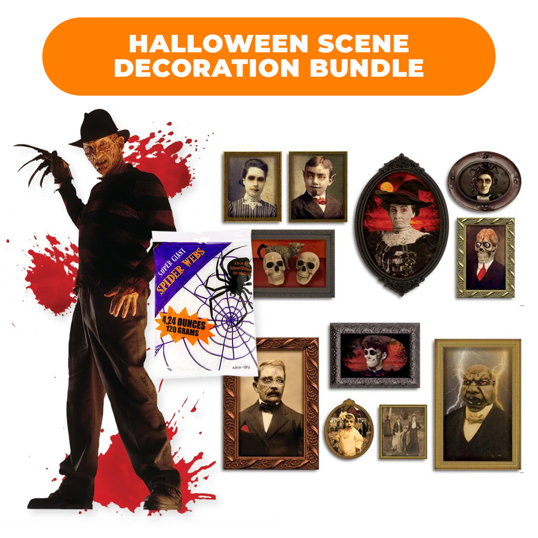 Halloween Scene Decorations Bundle