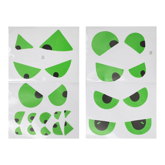 Glow in the Dark Eyes Door Stickers (12pk)