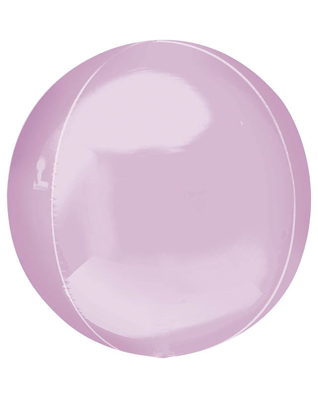 Pastel Pink Orbz Balloon - 16" (BULK)