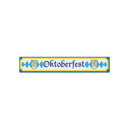 Oktoberfest Street Sign Cutouts - 60cm (4pk)