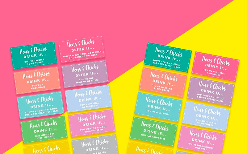 Free Printable Hen Party Drinking Game