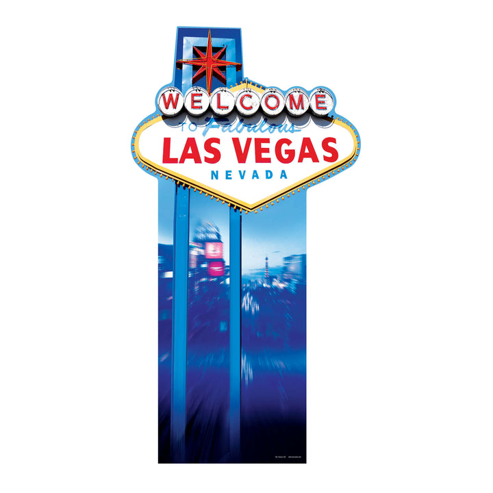 SC017 Vegas Sign Cardboard Cut Out Height 188cm – product image 1