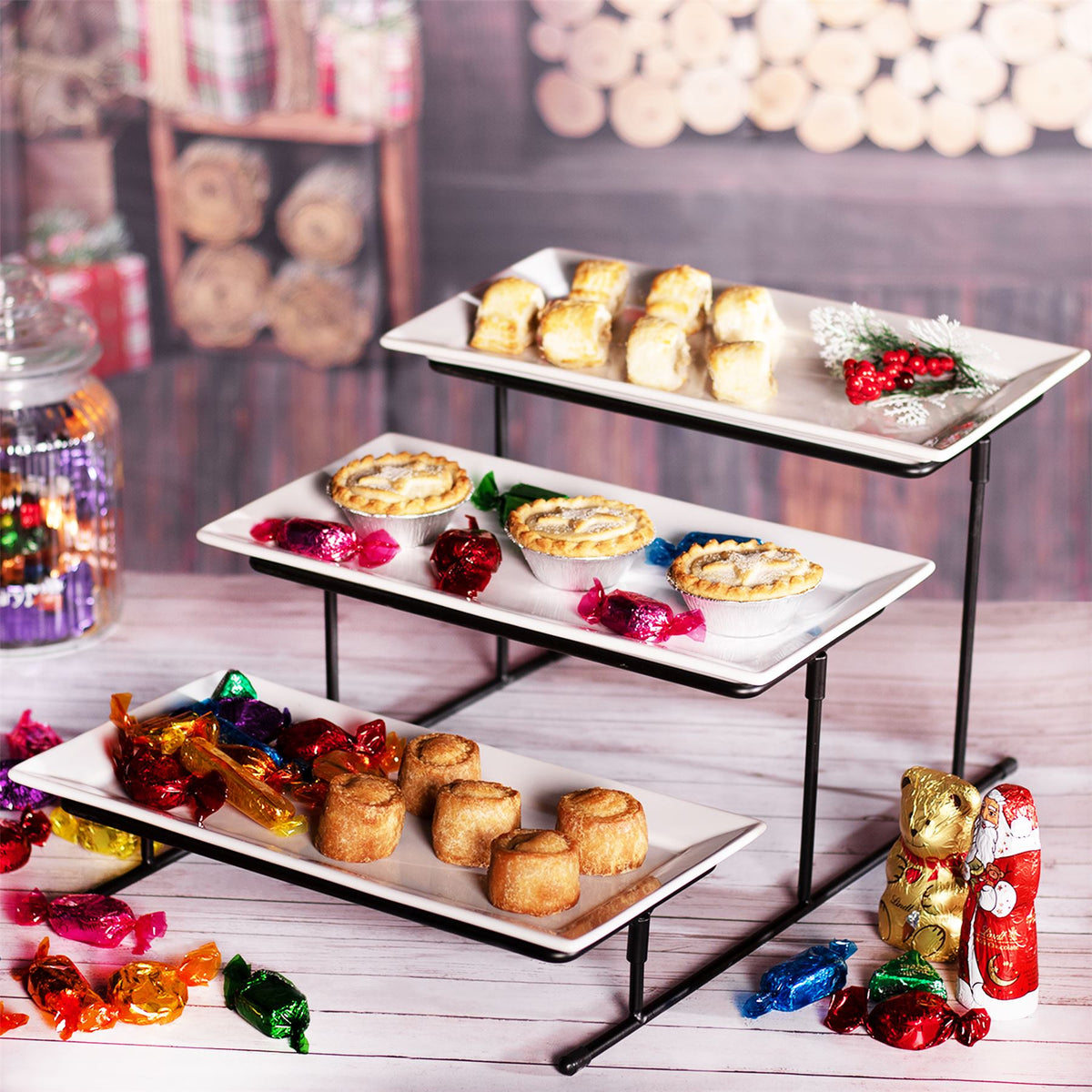 3 Tier Serving Set Platters | M&W	