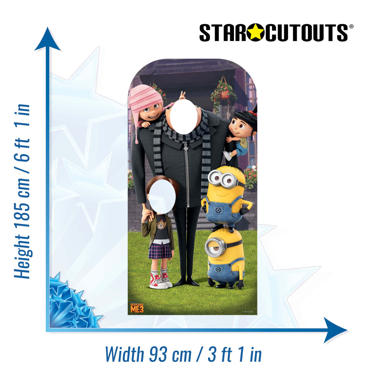 SC1045 Despicable Me Adult and Child Stand-In Cardboard Cut Out Height 185cm – product image 3