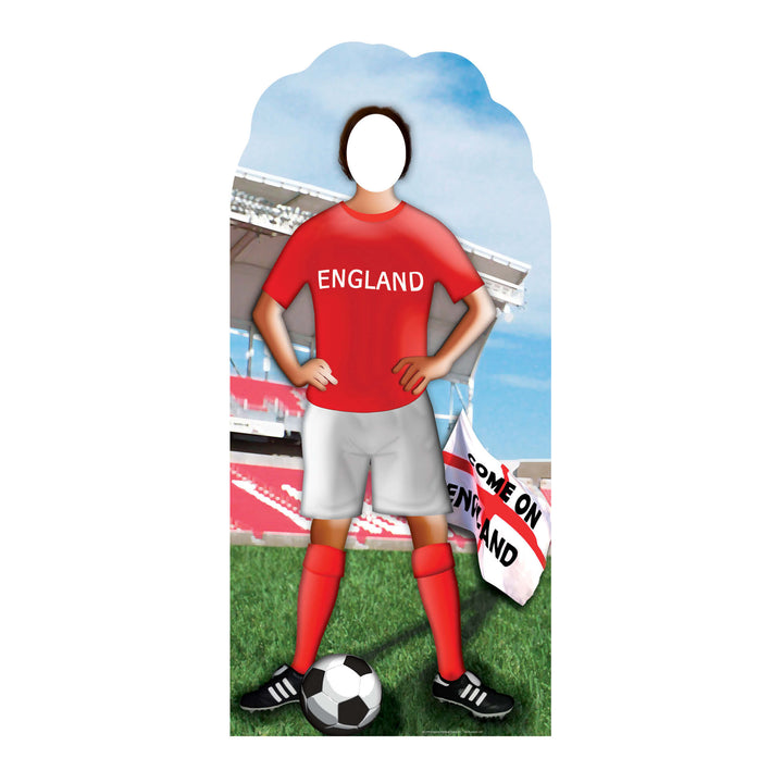 SC199 England World Cup 2026 Football Stand-In Cardboard Cut Out Height 184cm – product image 1