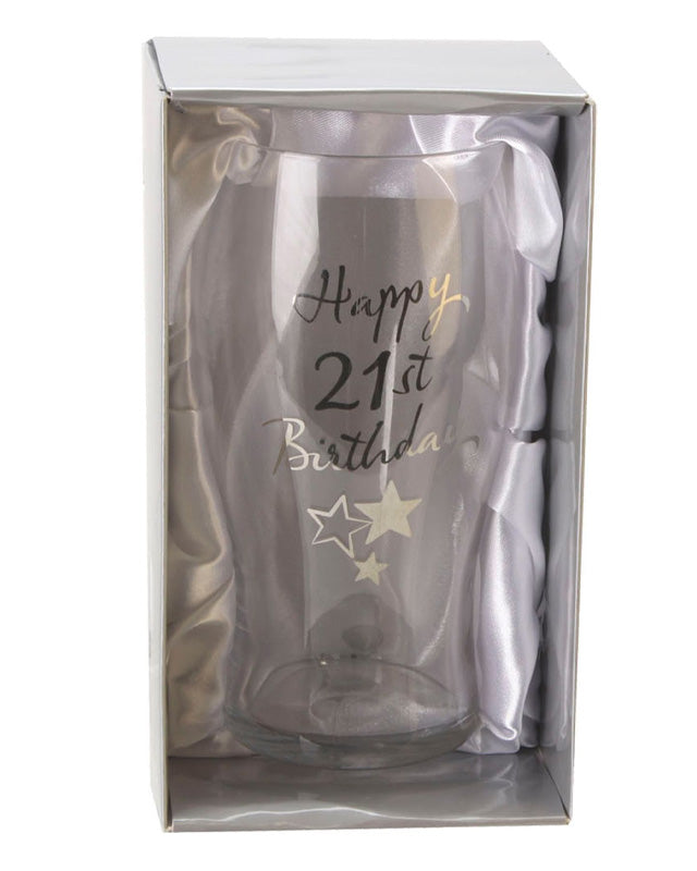 21st Birthday Beer Glass – product image 2
