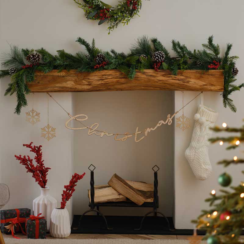 Pine Cones & Berries Foliage Garland - 1.8m – product image 1