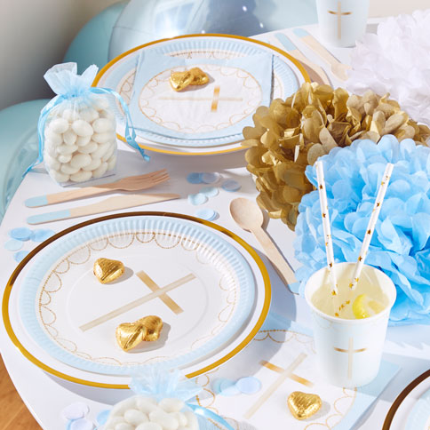 Blue First Communion