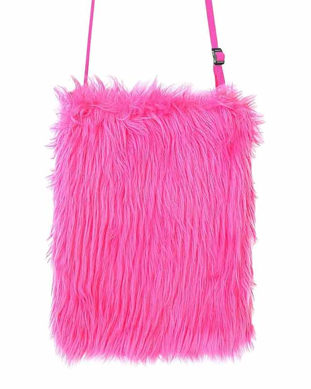 Pink Plush Handbag