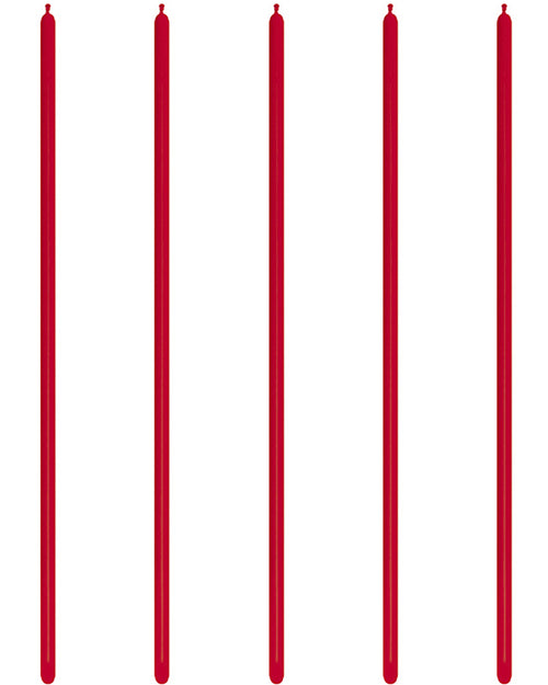 160 Modelling Latex Balloons Fashion Red (100pk)