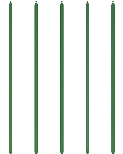 160 Modelling Latex Balloons Forest Green (100pk)