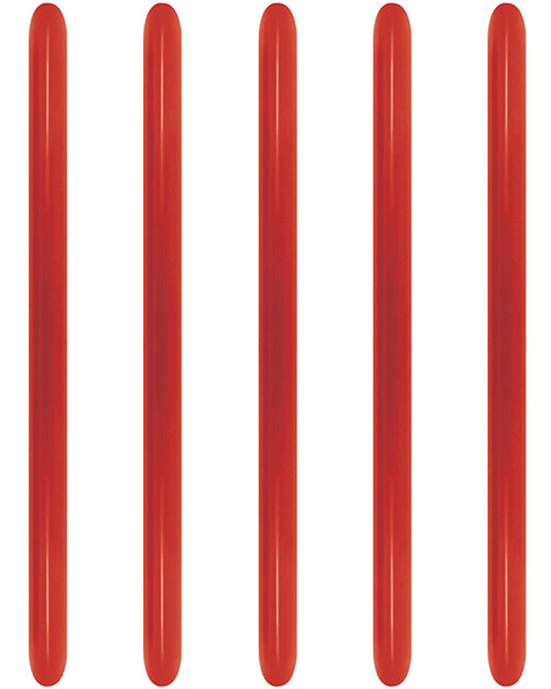 260 Modelling Reflex Latex Balloons Crystal Red (50pk)