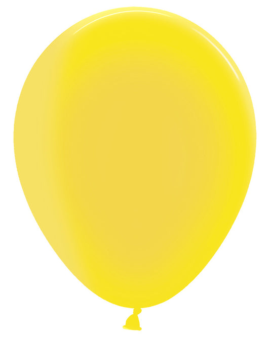 Crystal Yellow Balloons - 12" Latex (50pk)