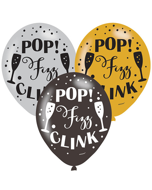 Pop Fizz Clink Latex Balloons - 11" (25pk)