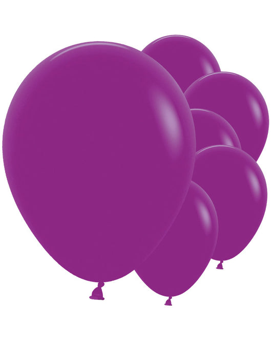 Fashion Purple Orchid - 12" Latex Balloons (50pk)