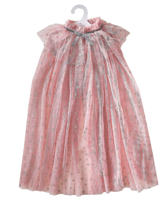 Blush & Silver Star Cape