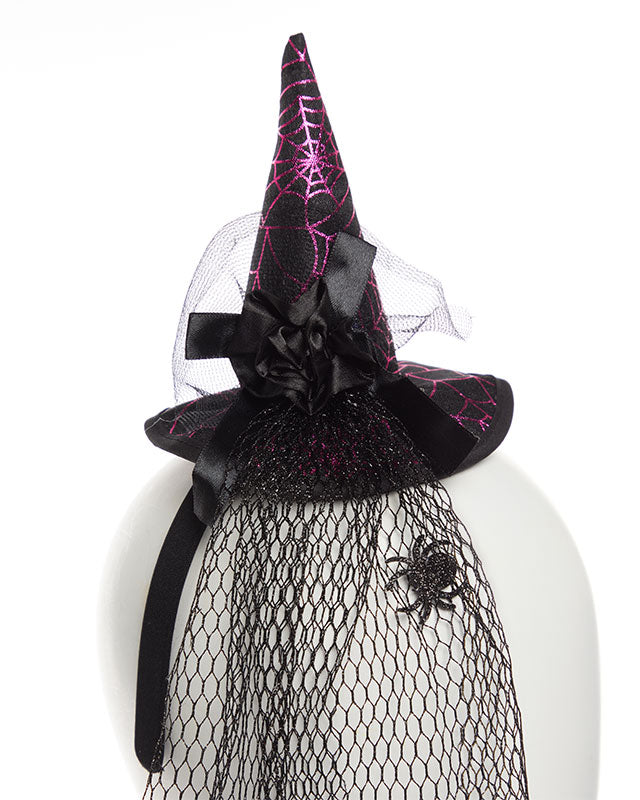 Mini Witch Hat with Veil – product image 4