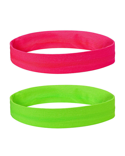 80s Neon Headband - Set of 2
