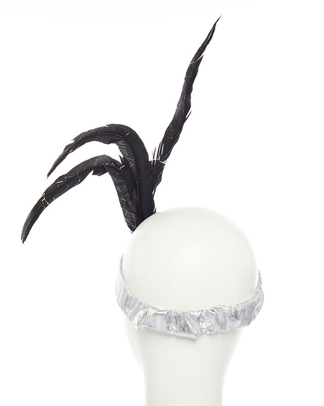 Silver Charleston Flapper Headband