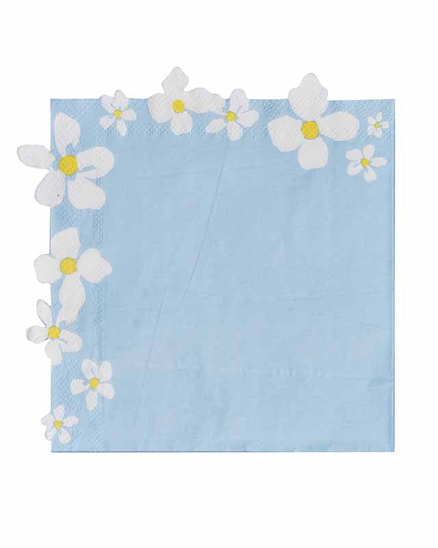 Flower Edge Floral Napkins - 16cm (16pk) – product image 3