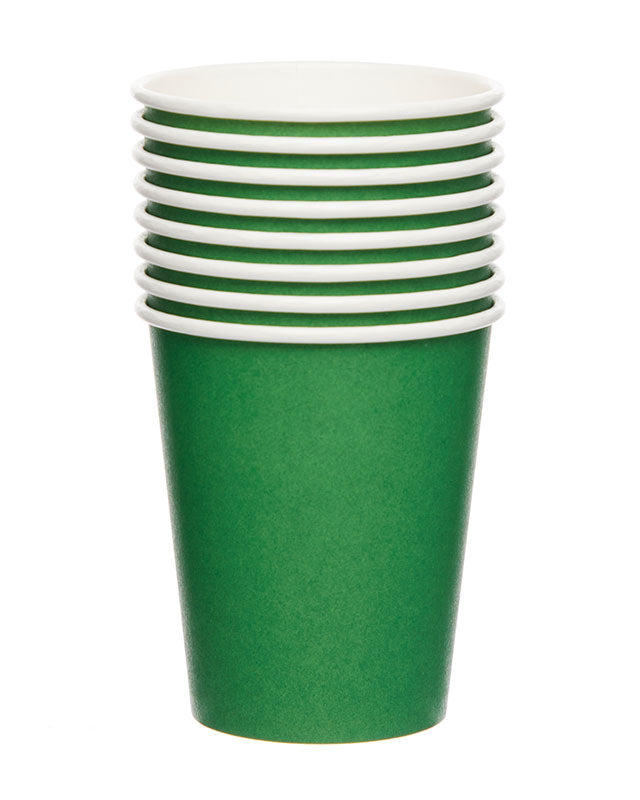 Green Paper Cups - 237ml (8pk) – product image 2