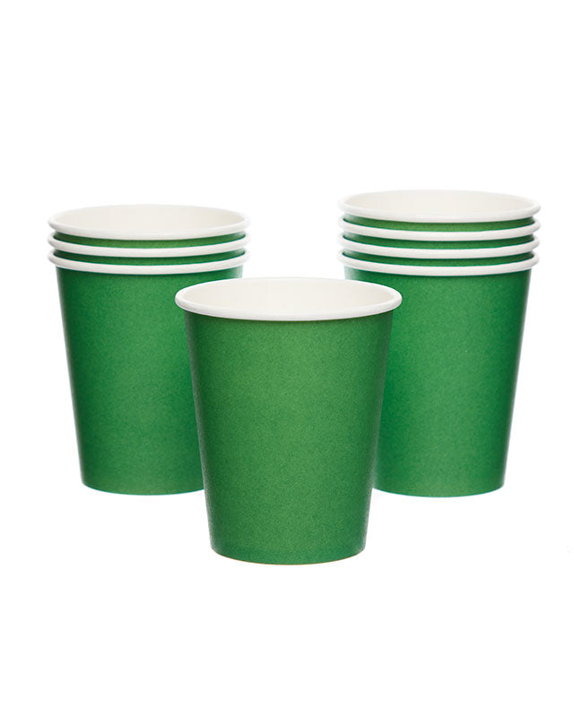 Green Paper Cups - 237ml (8pk) – product image 3
