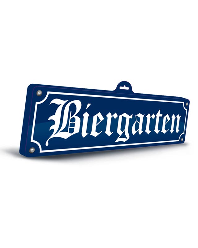 Oktoberfest Beer Garden 3D Sign