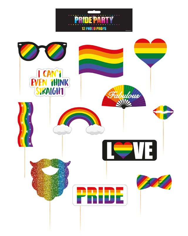 Pride Photo Booth Props
