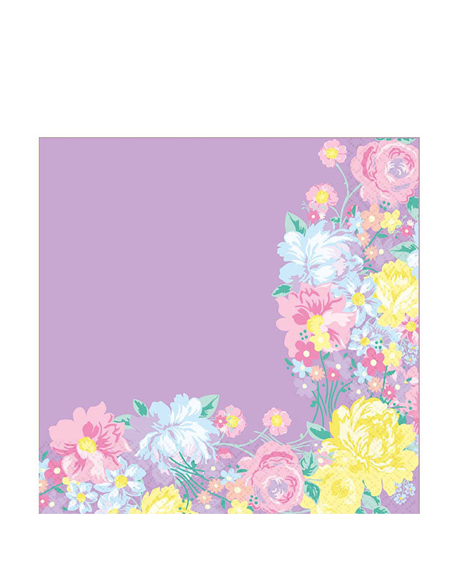 Spring Floral Panel Paper Napkins 33cm (20pk) – product image 2