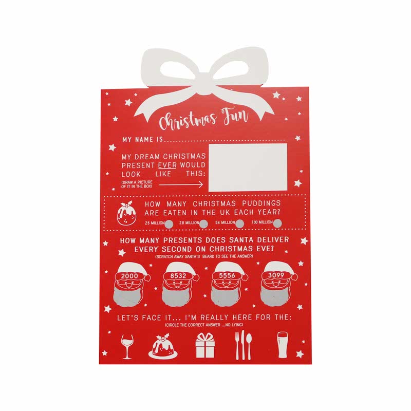 Christmas Scratch Card Game (10pk) – product image 2