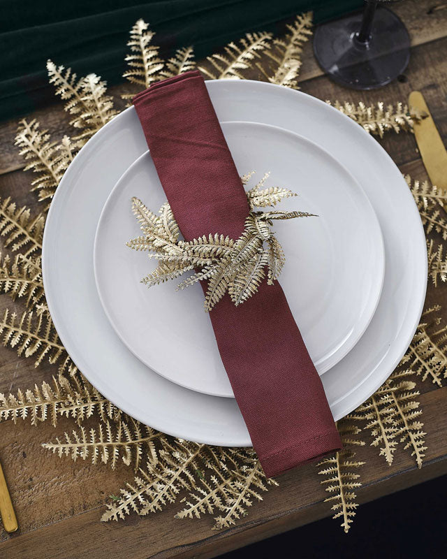 Gold Wreath Place Mats (4pk) – product image 1