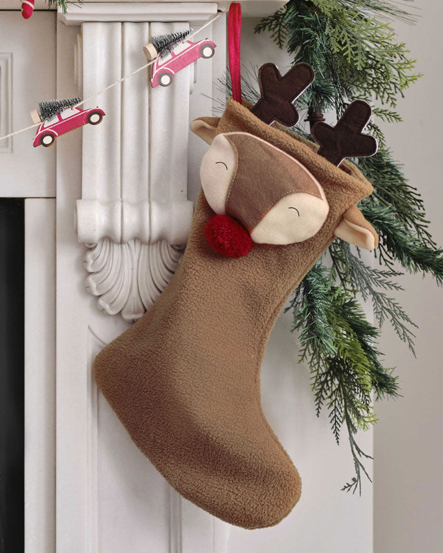 Shaped Reindeer Stocking – product image 1