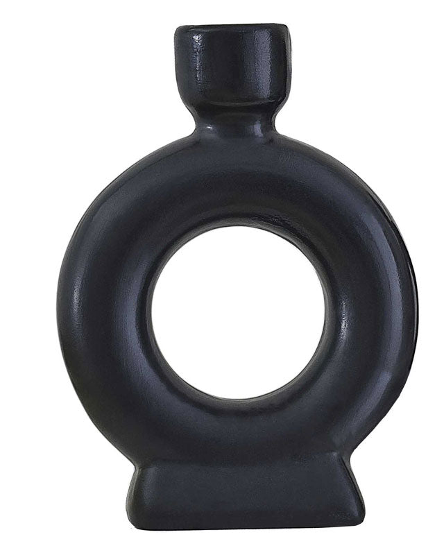 Round Ceramic Dinner Candle Holders (2pk) – product image 2