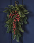 Foliage With Red Berry Swag – product image 1
