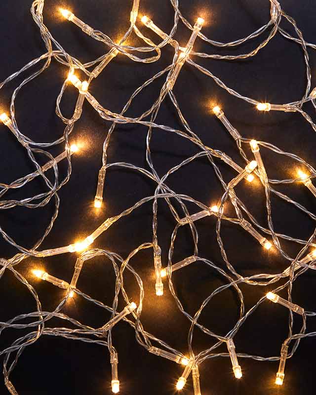 50 Warm White LED Lights - Battery Operated – product image 1
