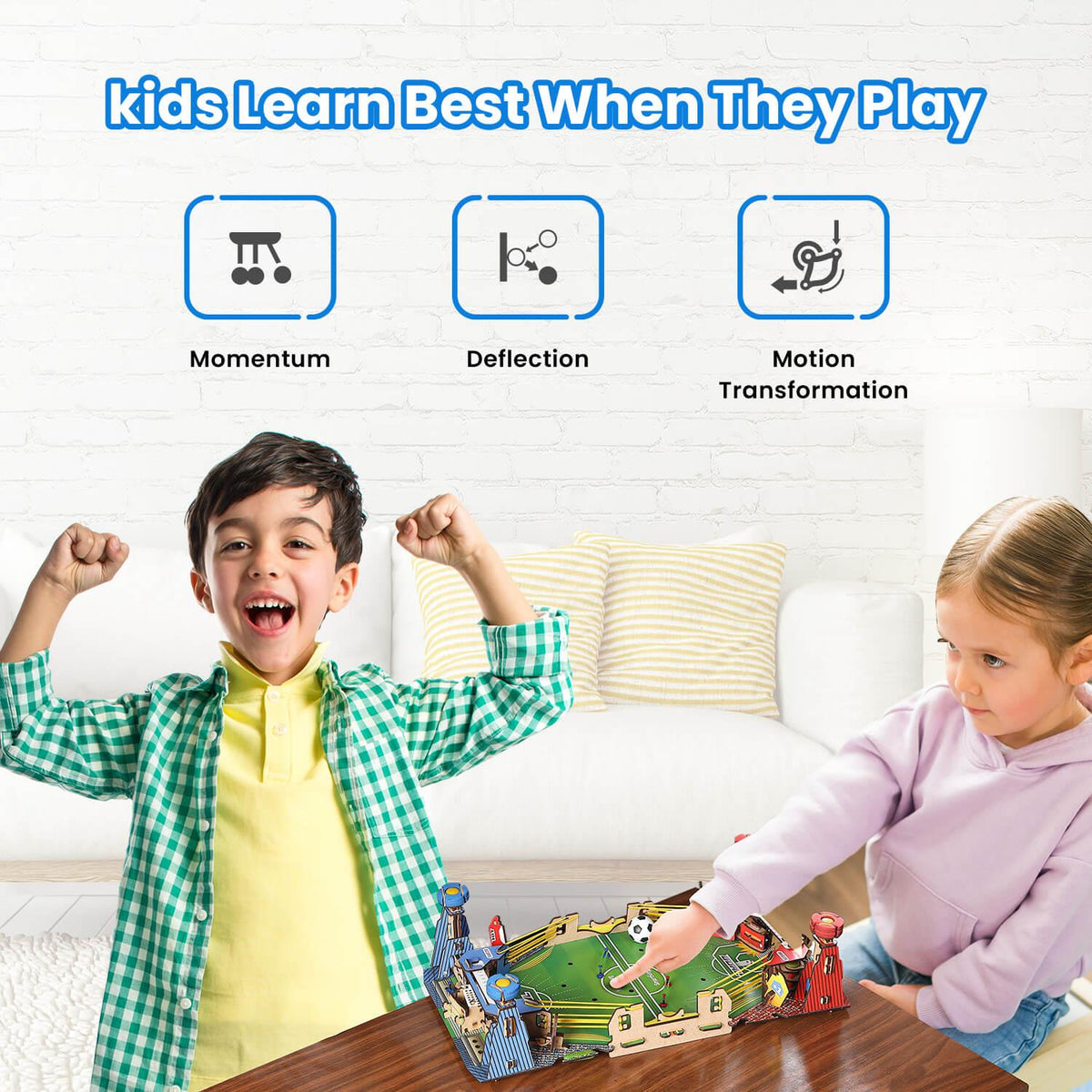 Smartivity Mini Football | Build-It-Yourself Multiplayer STEAM Board Game – product image 3