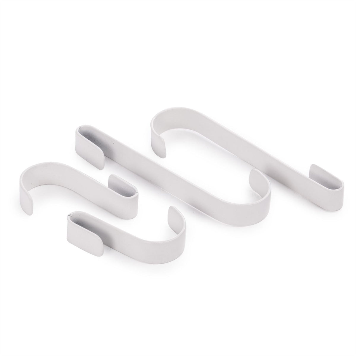 Round Metal Umbrella Stand in White | M&W	