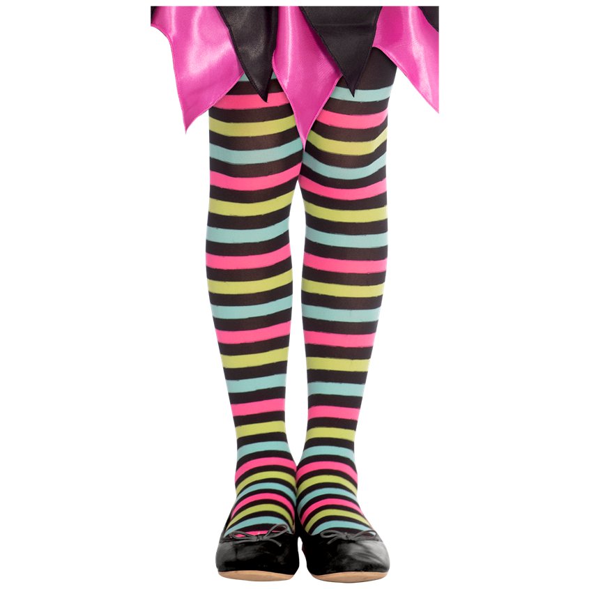 Girls Spot Witch Striped Tights – product image 2