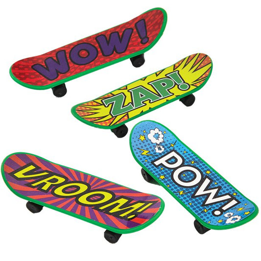 Mini Finger Skateboards - 8cm (4pk)