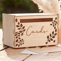 Wooden Wedding Card Box – product image 1