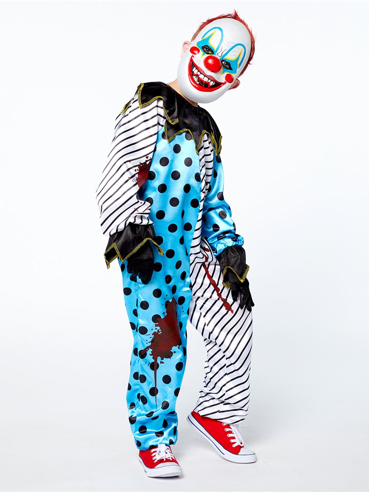 Scary Clown with Mask - Child Costume