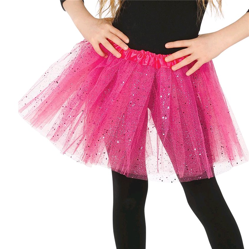 Pink Glitter Tutu - Child One Size