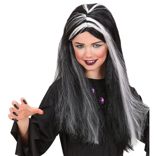 Black & White - Glow in the Dark Wig - Child
