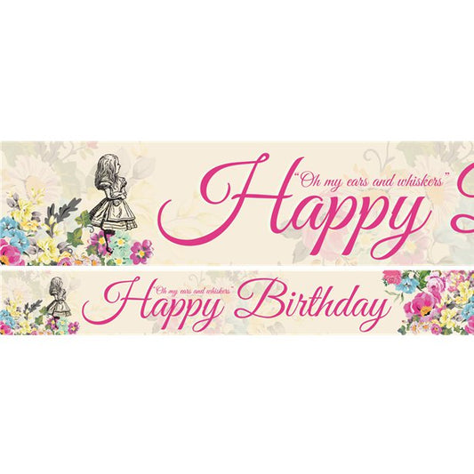 Truly Alice Paper Banners - 1m (3pk)